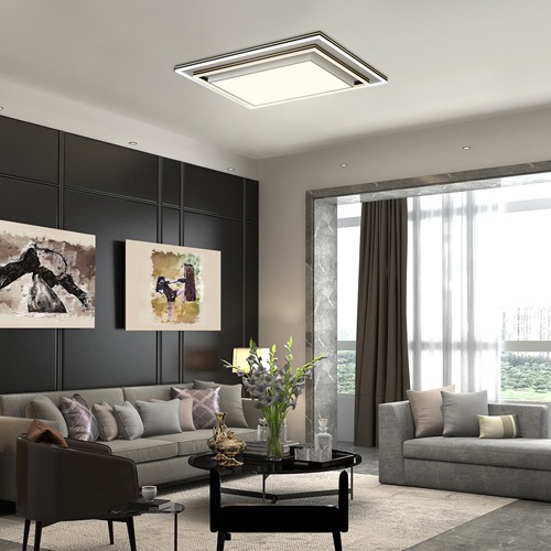 모던한 디자인 넥타르 LED 250W 거실등 천장등 아파트 오피스텔 사무실 아크릴 조명 블랙 화이트