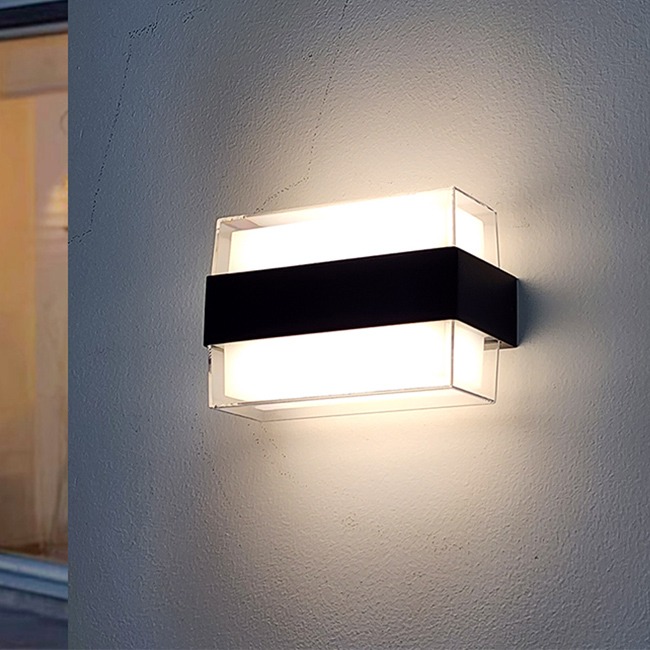 LED 레고롱 실내외 사각 방수 외부 벽등 12W
