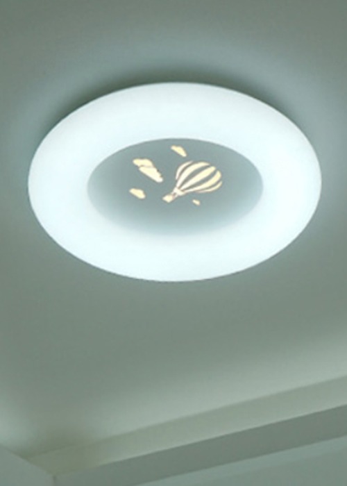 3가지 모드 불빛 색상변환 열기구 LED 50W 투톤 키즈조명 아이방 방등