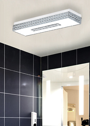 젠프라 LED 15W 욕실등 사각 일자등 욕실조명 주방등