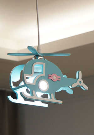 아이들이 좋아할 디자인의 꼬마 헬리콥터 1등 키즈 아이방 어린이 놀이방 펜던트 조명