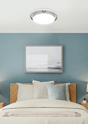 예쁜 디자인 피에트 LED 50W 원형 방등 천장 안방 침실 작은방 아크릴 아파트 주택 조명 블랙 골드